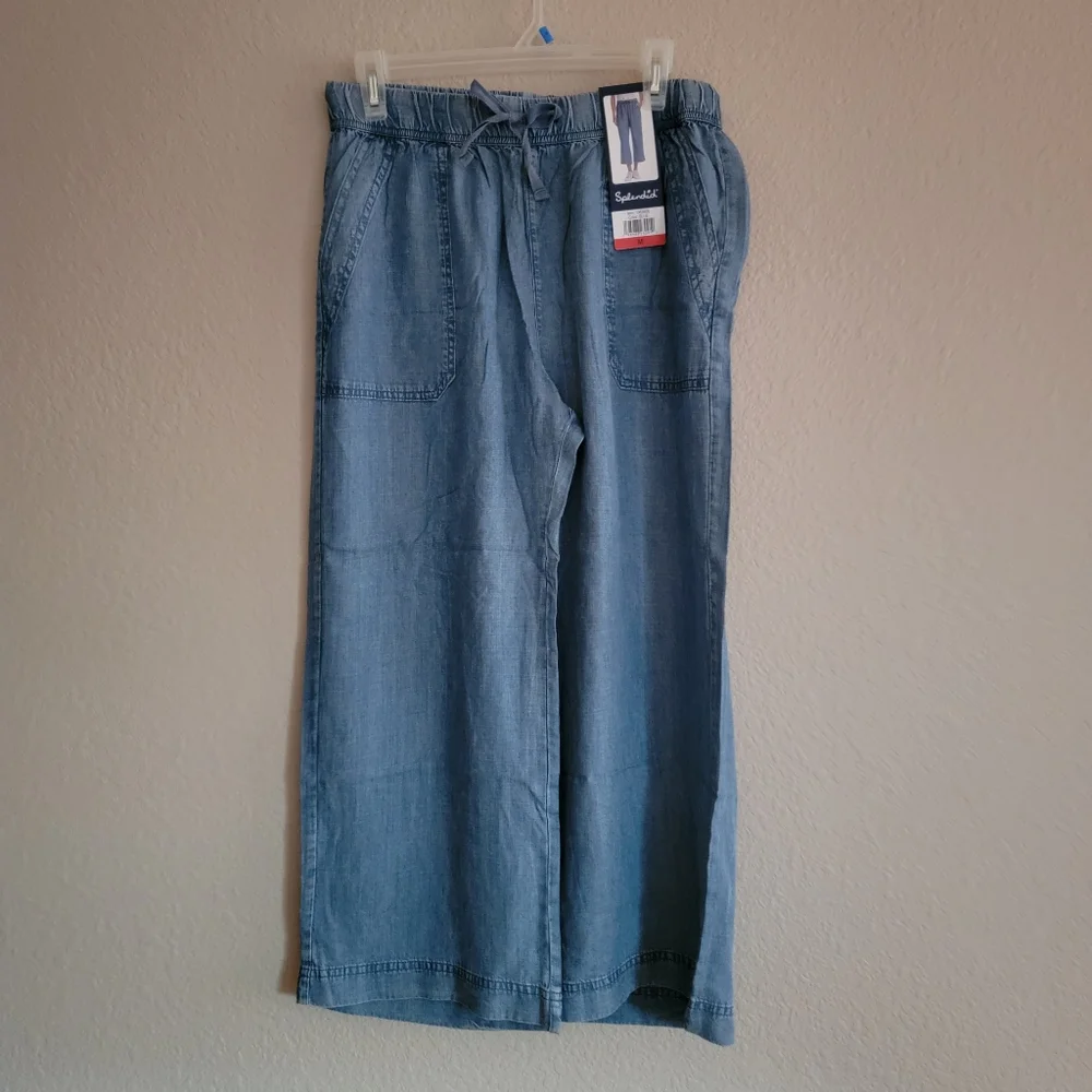Splendid Women's Wide Leg Crop Pant NWT - Picture 5 of 7